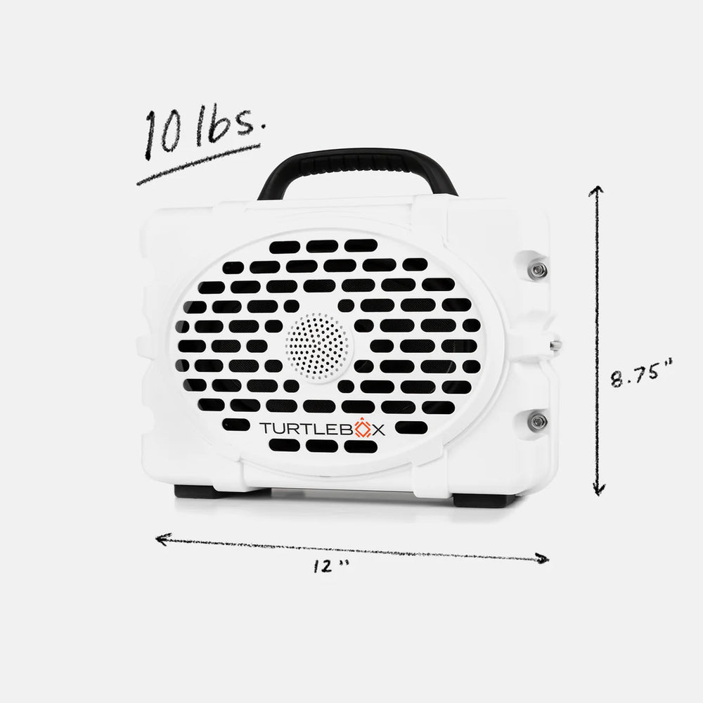 Turtlebox Gen 3 Speaker - White